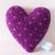Violet and Lilac Mini Spot Lavender Heart